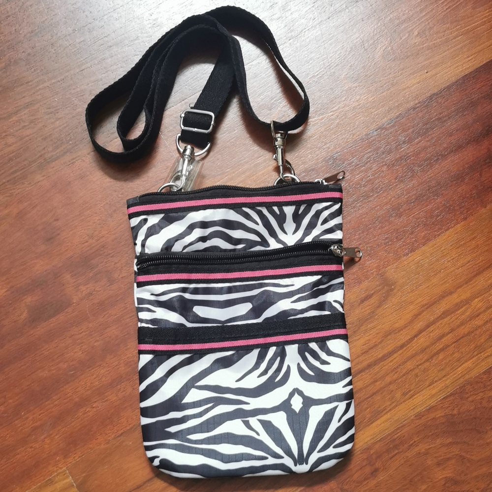 NWOT Crossbody Bag Zebra Print